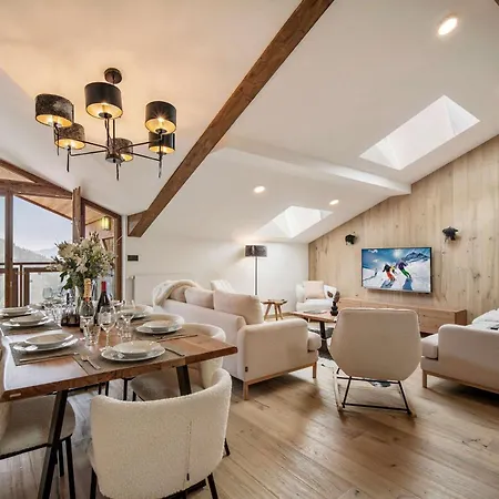 Luxury Penthouse Sauna Views 4br Nebula Apartment Courchevel